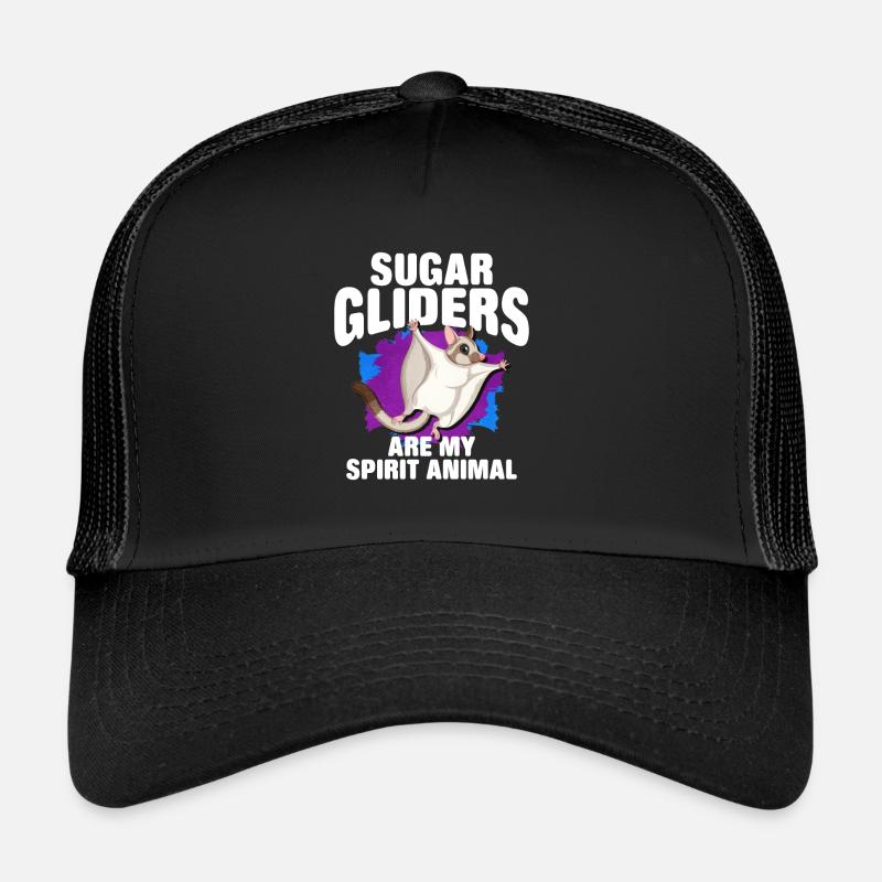 Flughörnchen - Trucker Cap - Schwarz/Schwarz