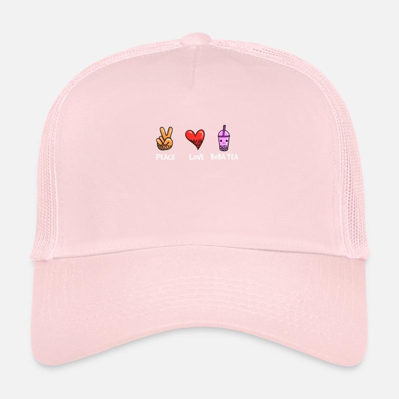 Frieden Liebe Boba Tee Trucker Cap