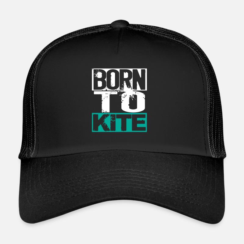 Né pour cerf-volant Casquette trucker 