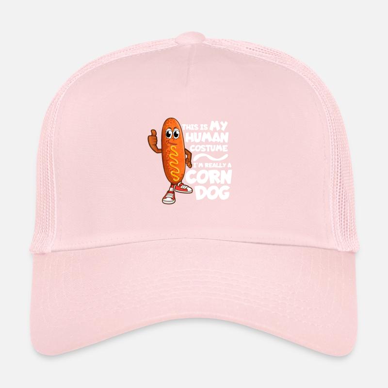 Corn Dog Food Costume Trucker Cap