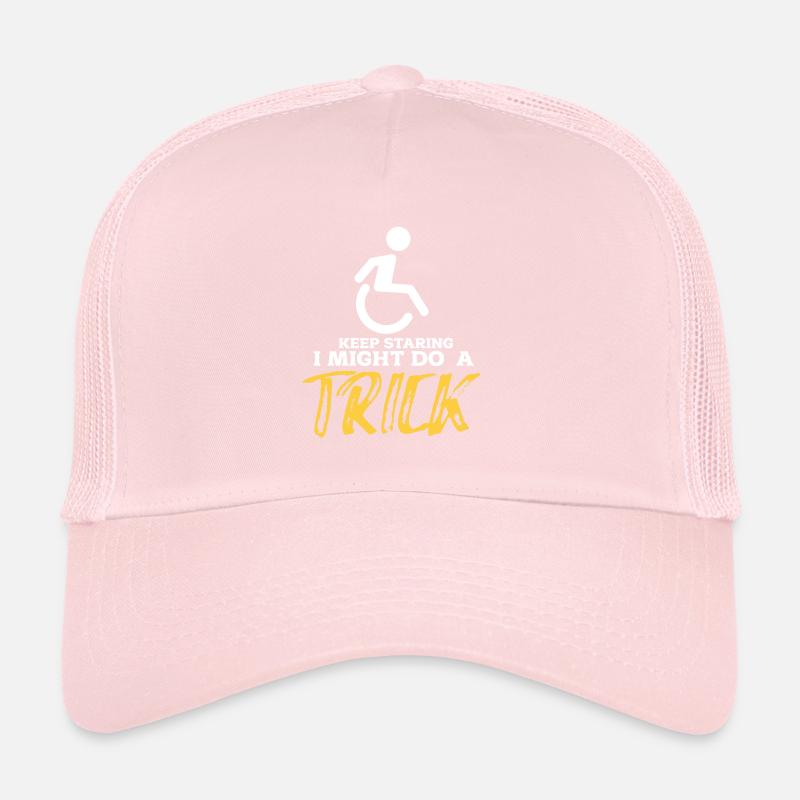 fauteuil roulant Casquette trucker 