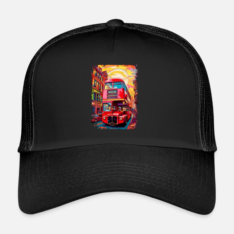 London - Trucker Cap - black/black