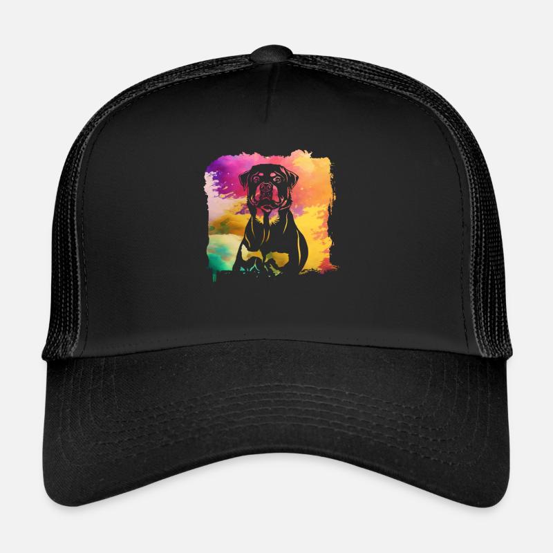 Rottweiler Rétro Casquette trucker 