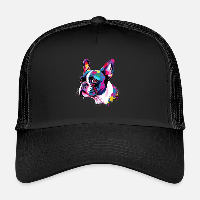 Boston Terrier Bunt Trucker Cap
