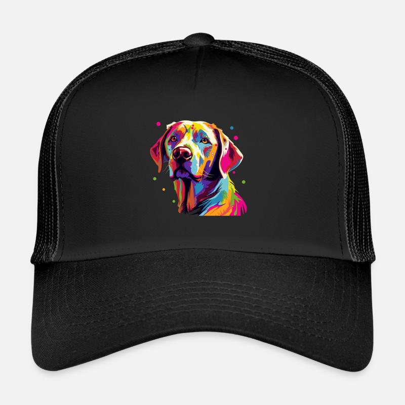 Labrador Hund Bunt Trucker Cap