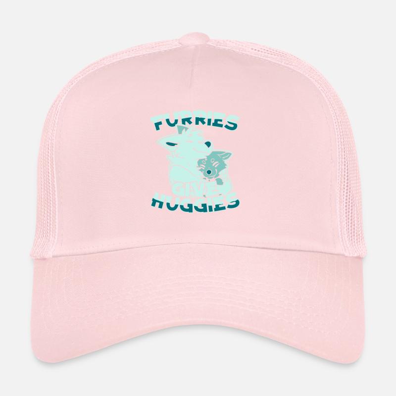 Furry Fandom Fursuits Hug Trucker Cap