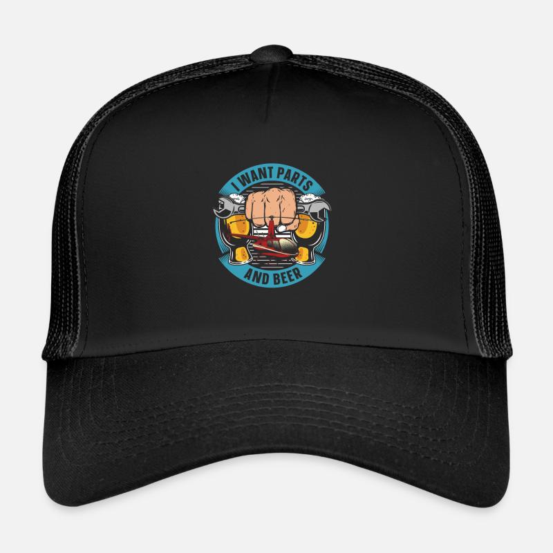Hélicoptère Hélicoptère Bière Casquette trucker 