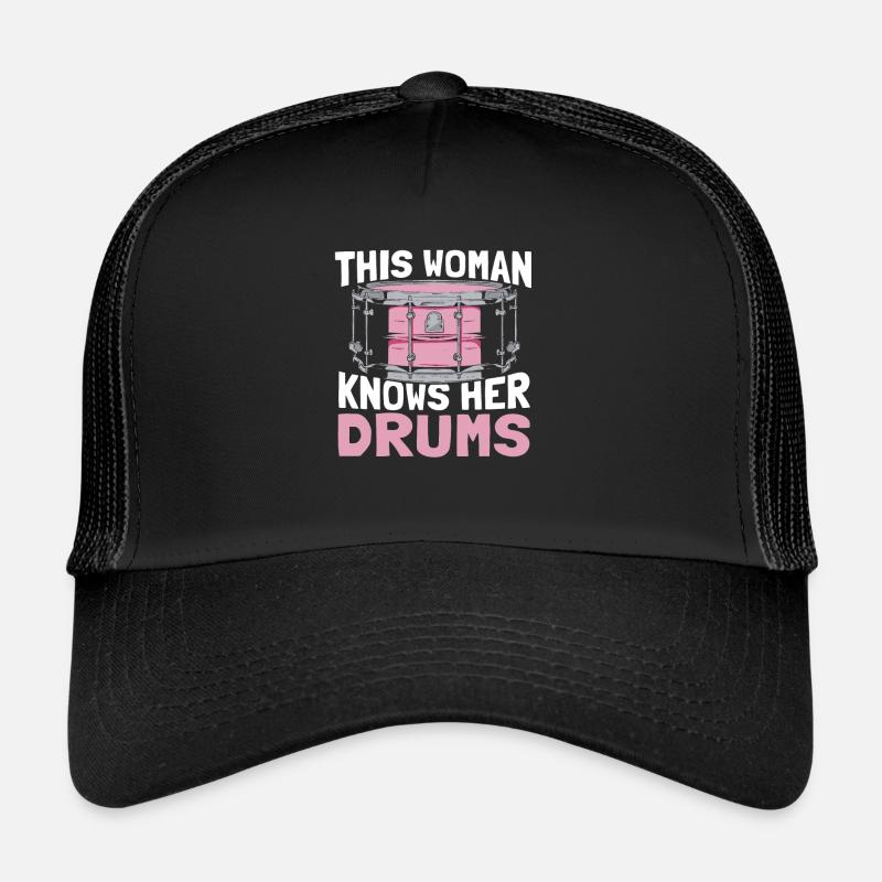 Batterie Batteur Batteur Casquette trucker 