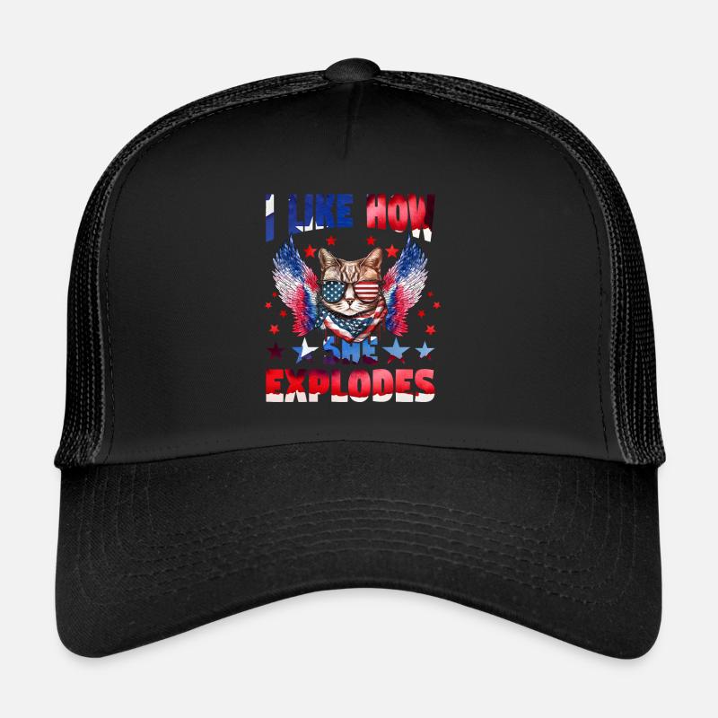 J’aime la façon dont elle explose Casquette trucker 