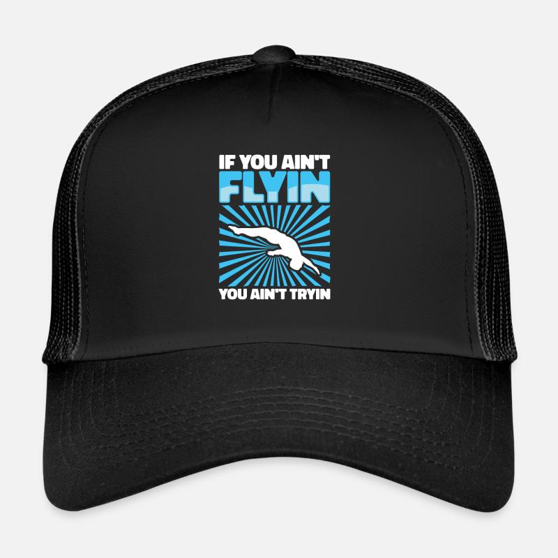 Turmspringen Turmspringer Witzig Trucker Cap