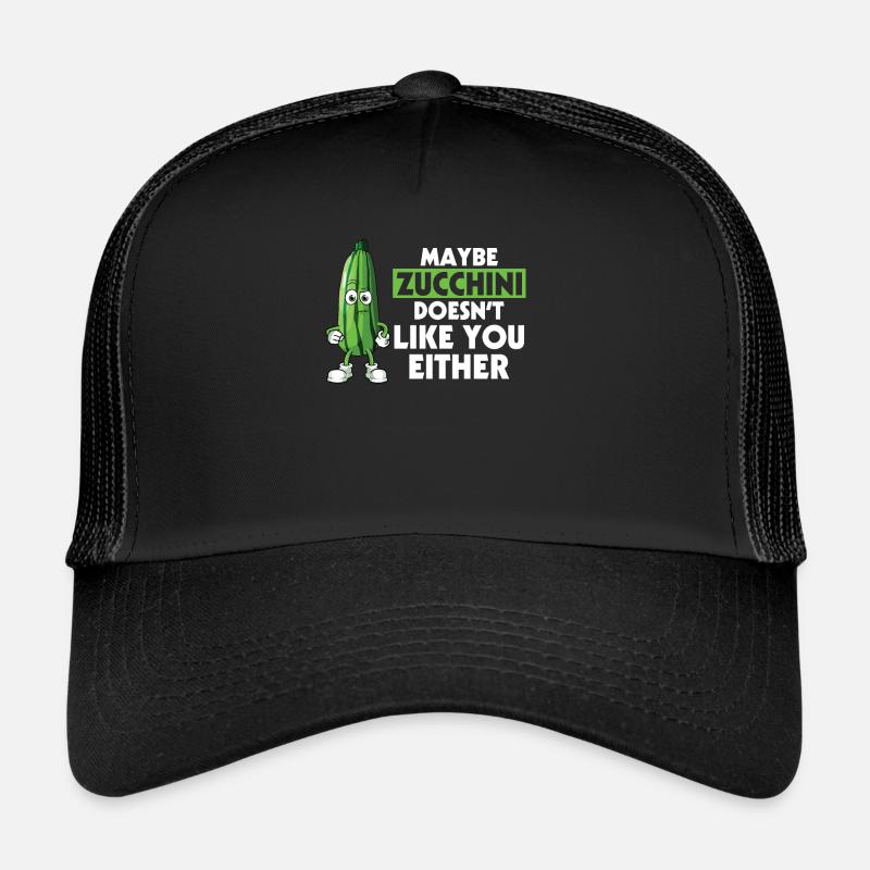 Courgette - Casquette trucker  - noir/noir