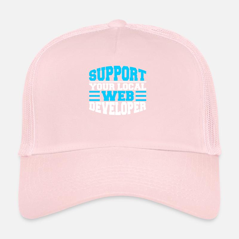 Développeur Web Support aux développeurs Web Casquette trucker 
