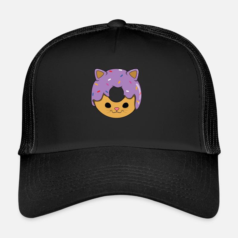 Cat Donut Trucker Cap