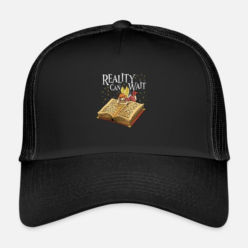 Buch Leseratte Bücherwurm Fee Buchfee Trucker Cap