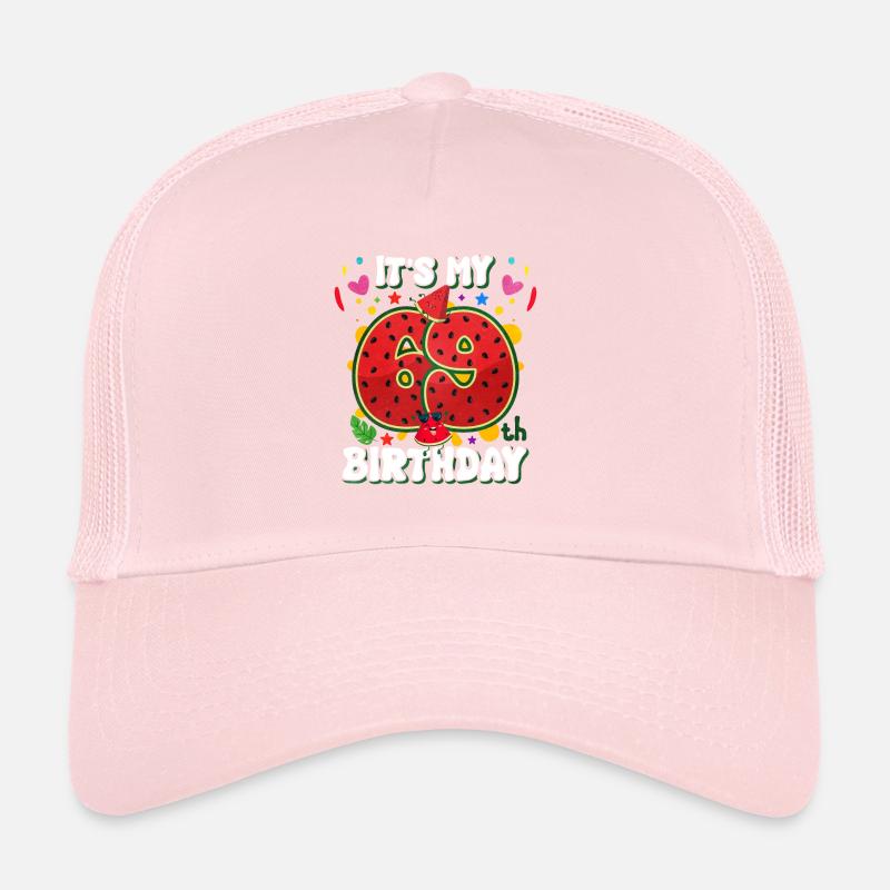 69th Birthday Watermelon Trucker Cap