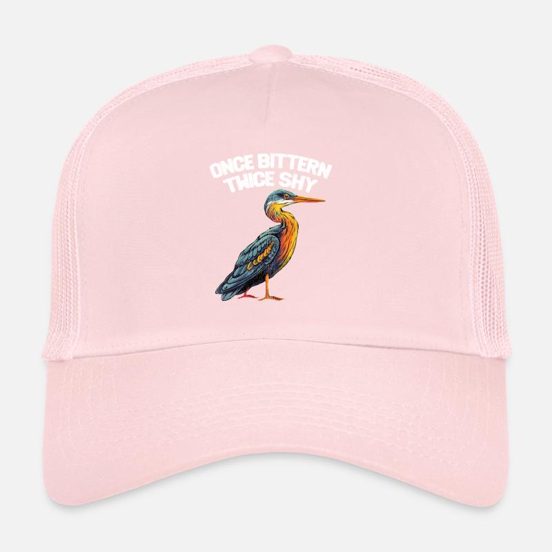 Observation des oiseaux une fois butor deux fois timide Casquette trucker 