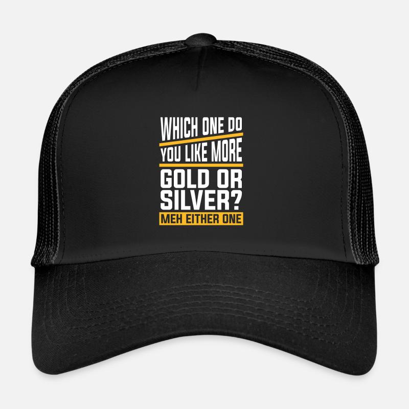 Gold Gold Mining Gold Mining Funny Gold Mining Trucker Cap