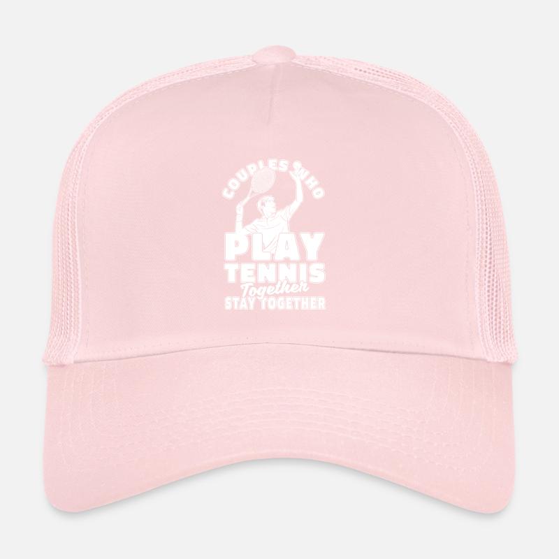 Tennis Couple Trucker Cap