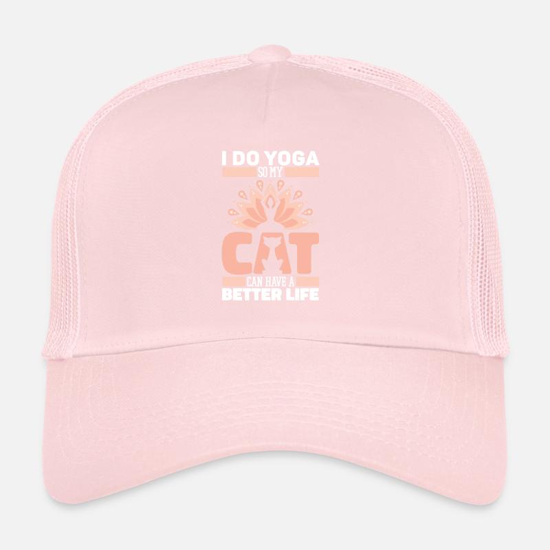 Yoga Cat Trucker Cap