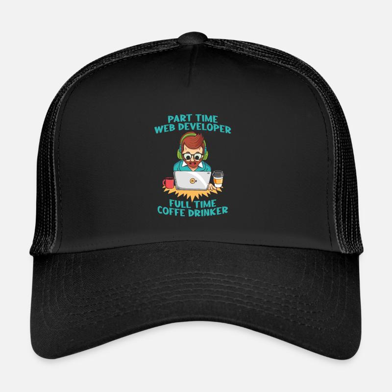 Développeur Web Café du développeur Web Casquette trucker 