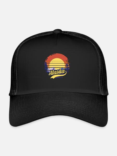Alaska - Trucker Cap - black/black - Front