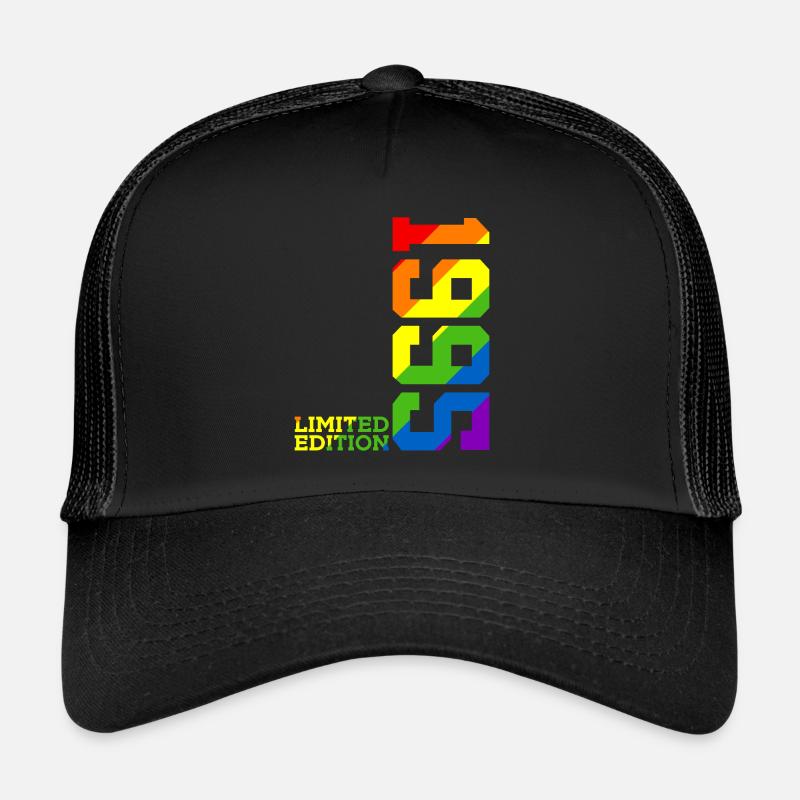 LGBTQ 1995 RAINBOW QUEER 30TH BIRTHDAY PRIDE Trucker Cap