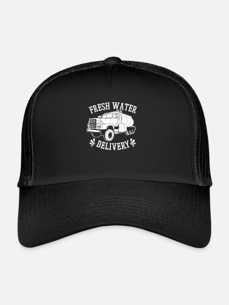 Truck Driver Trucker Truck Driver - Trucker Cap - black/black - Front