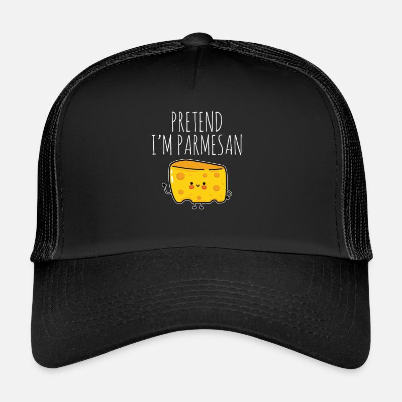 Parmesan - Trucker Cap - Schwarz/Schwarz