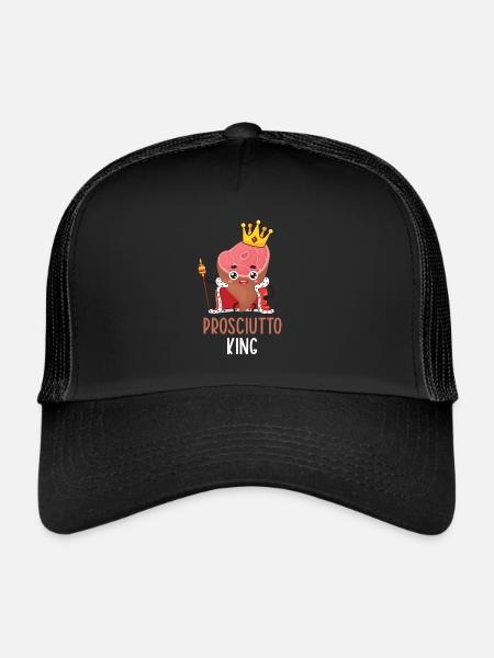 Jambon - Casquette trucker  - noir/noir - Devant