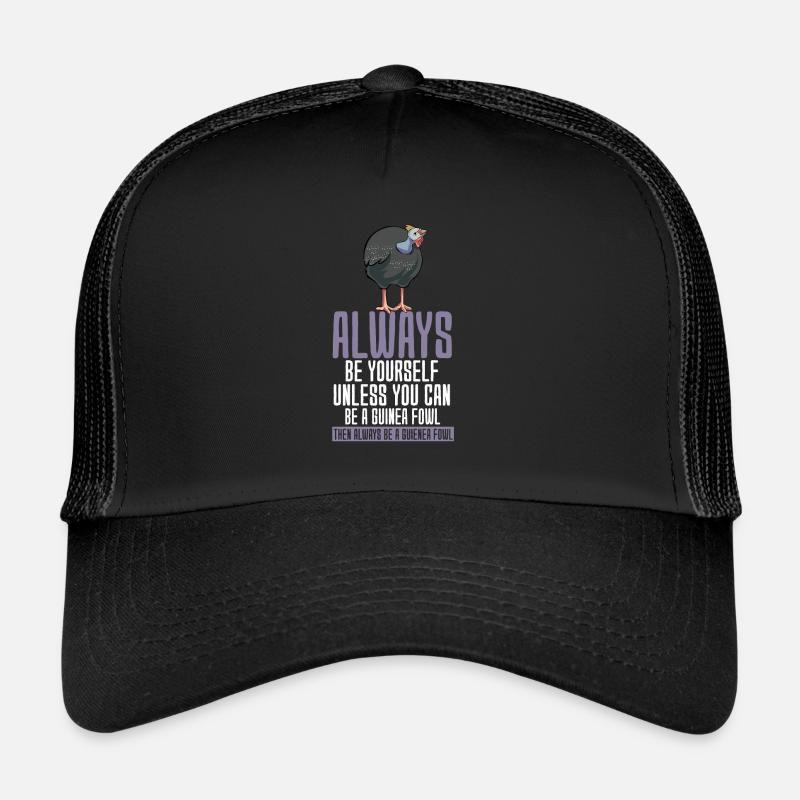 Perlhühner Perlhuhn Pintade Casquette trucker 