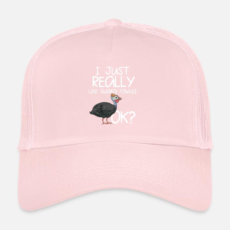 Perlhühner Perlhuhn Pintade Casquette trucker 