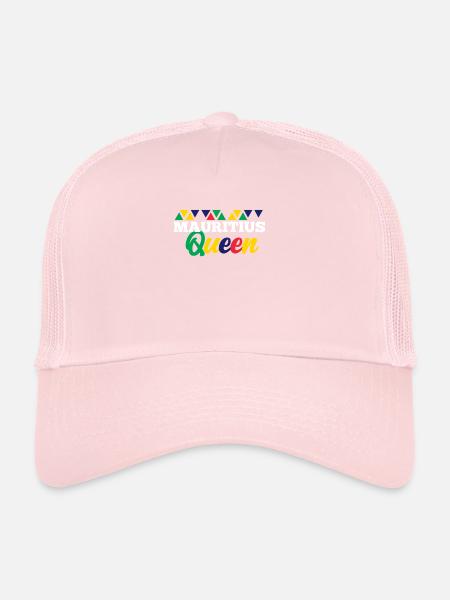 Maurice - Casquette trucker  - rose pâle - Devant