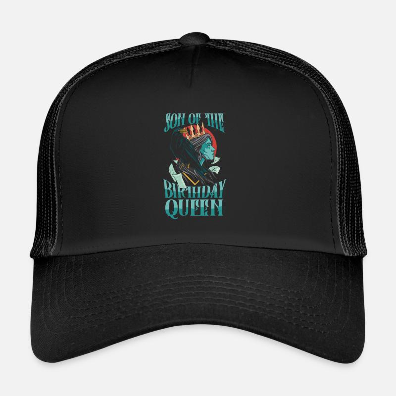 Mom Mutter Mutter Son Of The Birthday Queen Trucker Cap