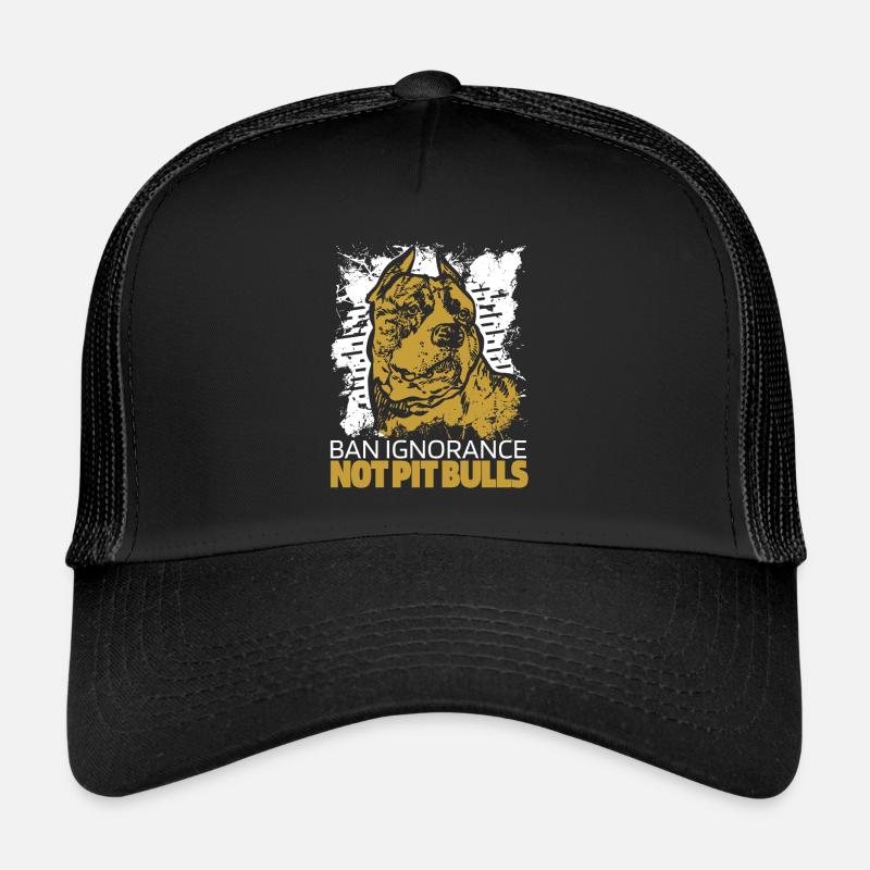 Pitbull Ignorance Pitbull Ban Trucker Cap