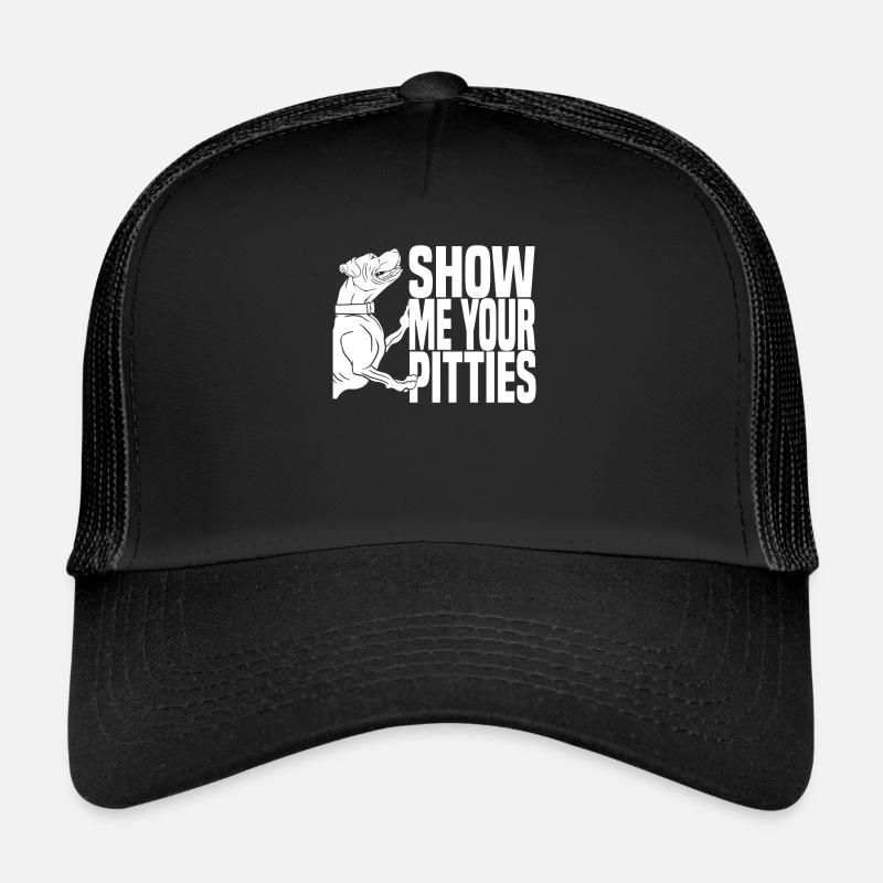 Pitbull Pity Pitbull Ban - Casquette trucker  - noir/noir