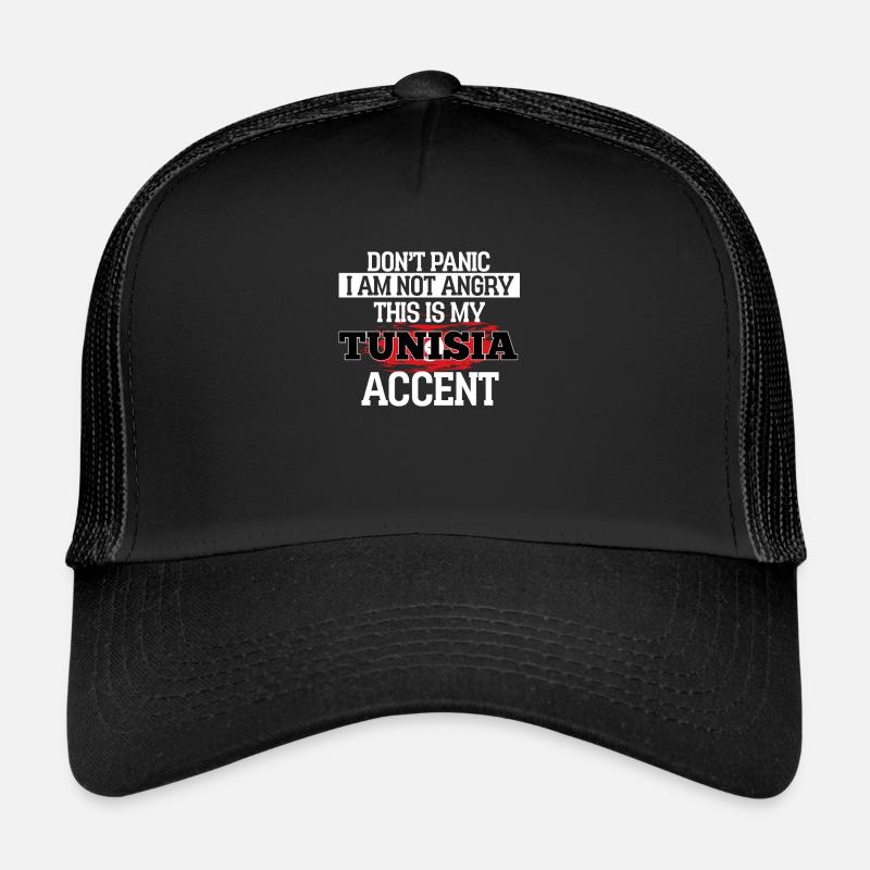 Tunisie - Casquette trucker  - noir/noir