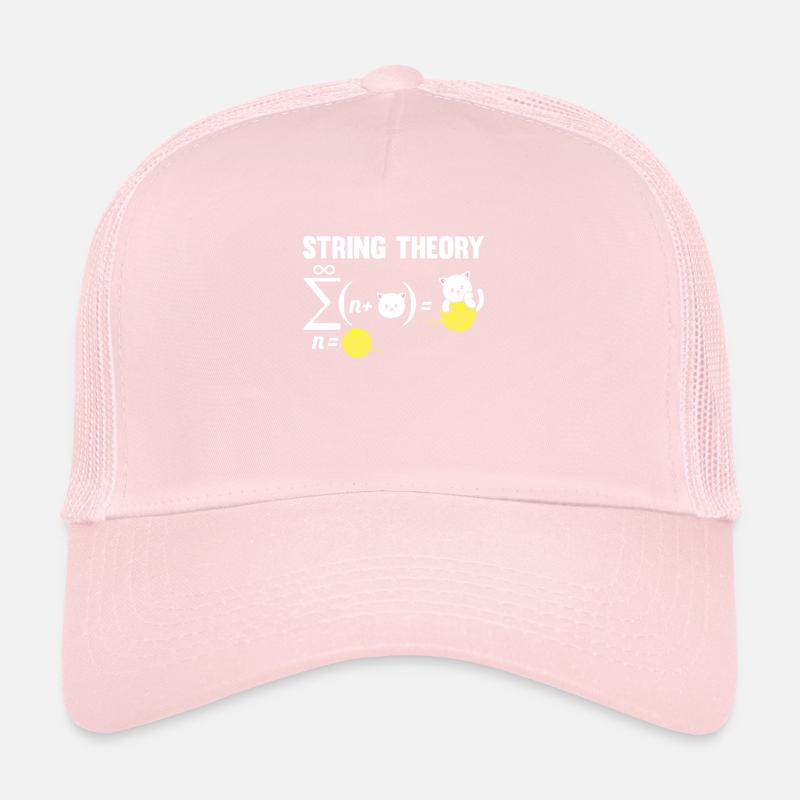 Physics Phyker Cat Quantum Physics String Theory Trucker Cap