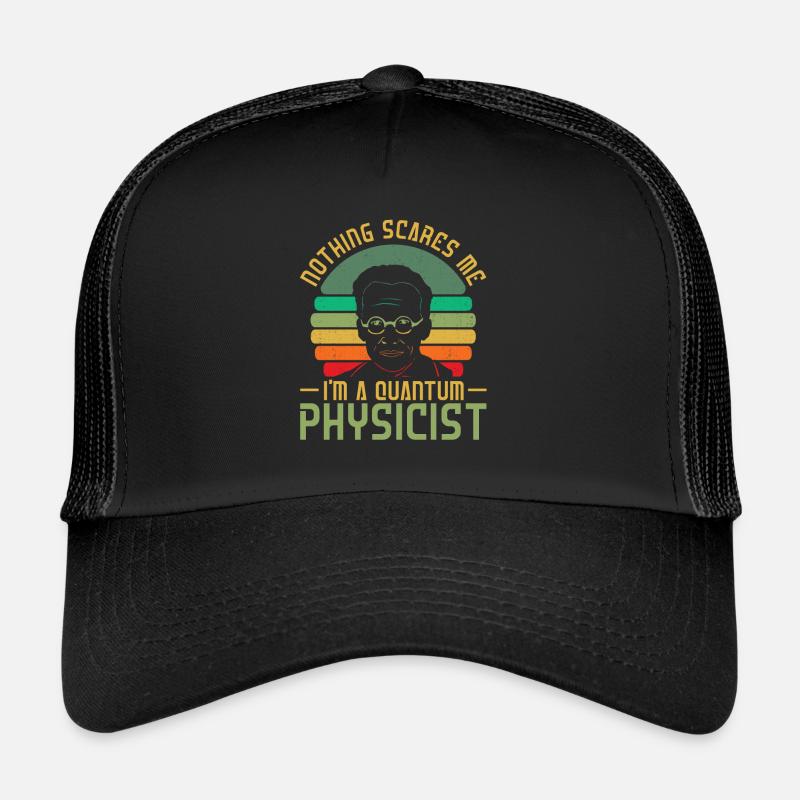 Physics Phyker Creepy Quantum Physics Trucker Cap