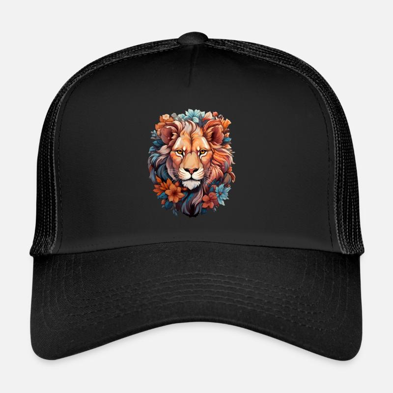 Löwe - Trucker Cap - Schwarz/Schwarz
