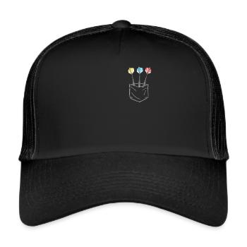 Darts Darts Darts Player Darts - Trucker Cap - black/black - Front