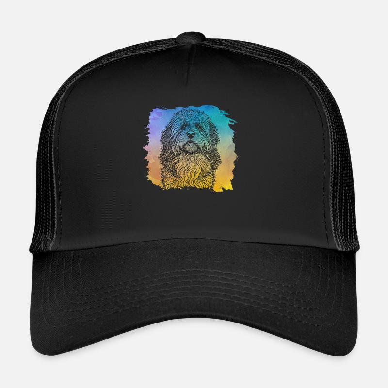 Havanese Retro Trucker Cap