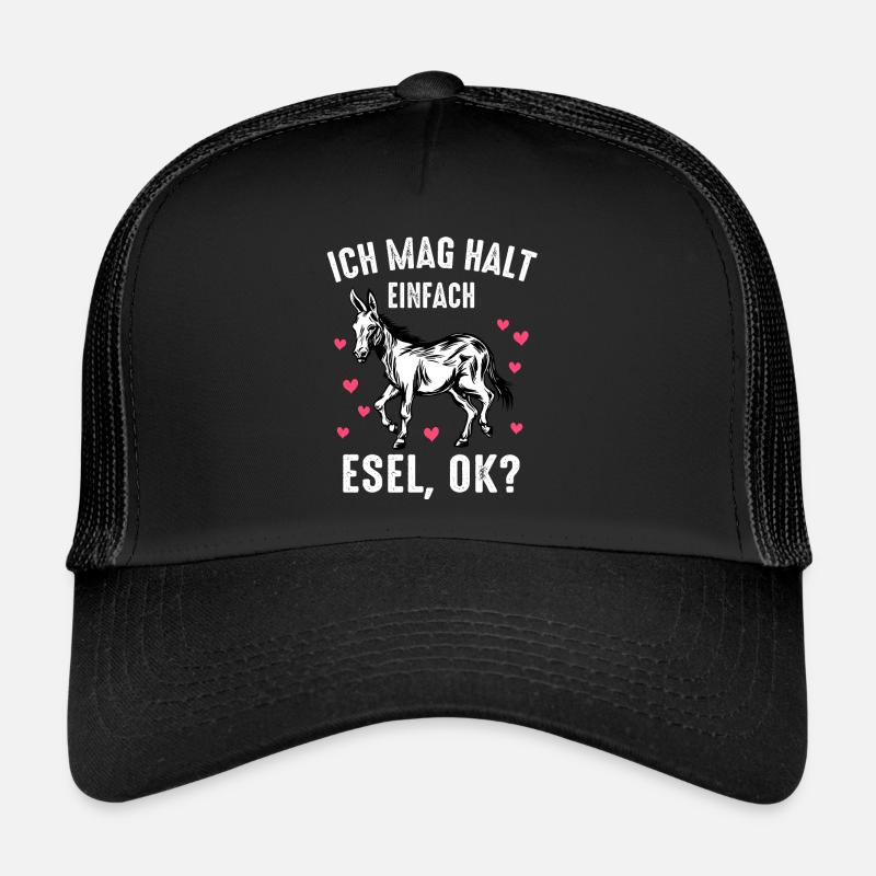 Esel Eselchen Maultier Muli Trucker Cap