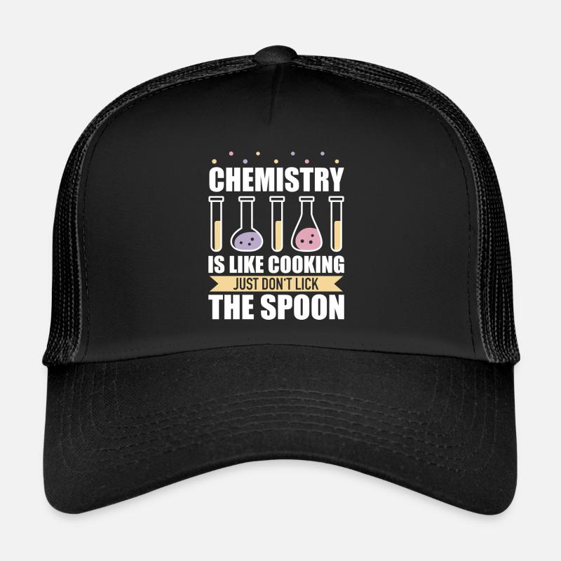 Chimiste Chimie Science Atome Molécule Casquette trucker 