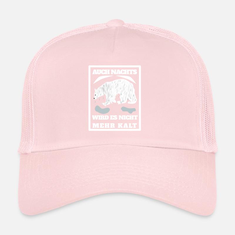 Schwitzende Eisbären. Es wird nicht mehr kalt. Trucker Cap