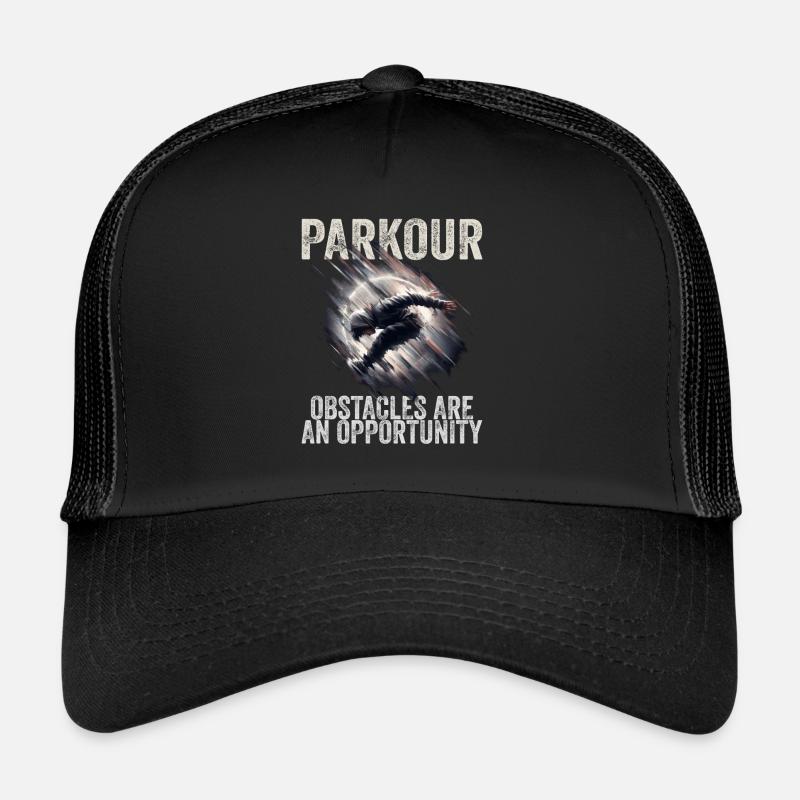 Parkour-Hindernisse sind eine Chance Trucker Cap
