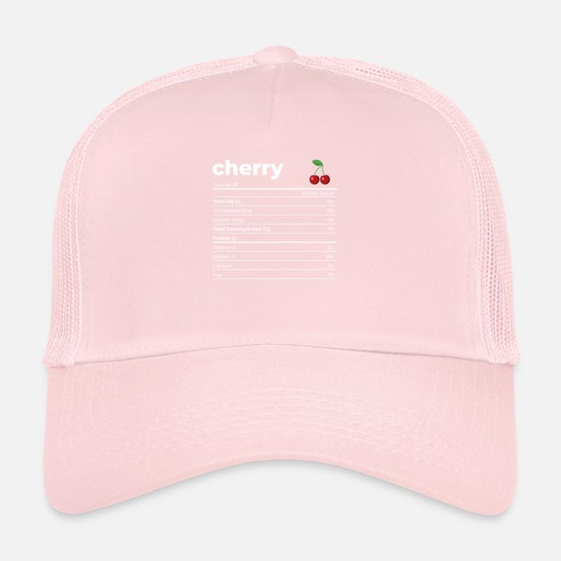 Nutrion Facts Cherry Trucker Cap