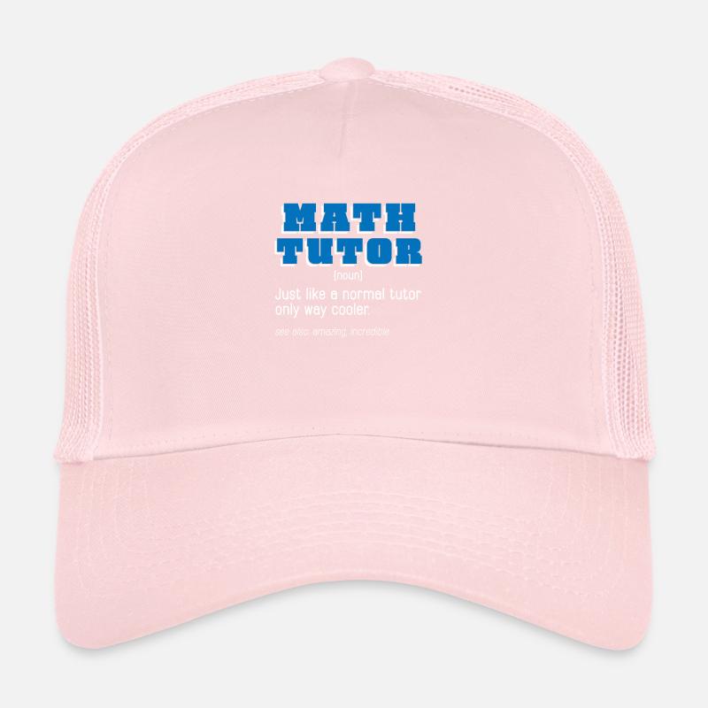 Mathelehrer Mathe Lehrer Tutor Trucker Cap