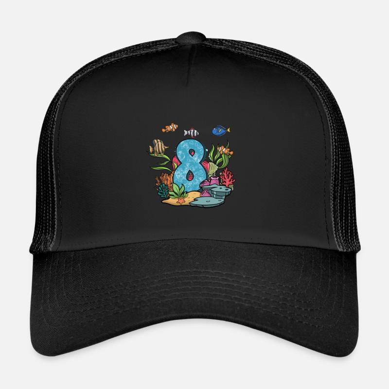 Aquarium Fish Gift Trucker Cap