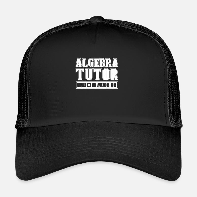 Math Teacher Math Teacher Algebra Trucker Cap