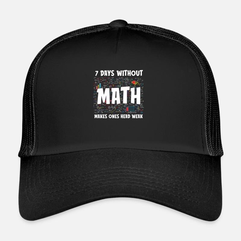 Math Teacher Math Teacher Funny Trucker Cap